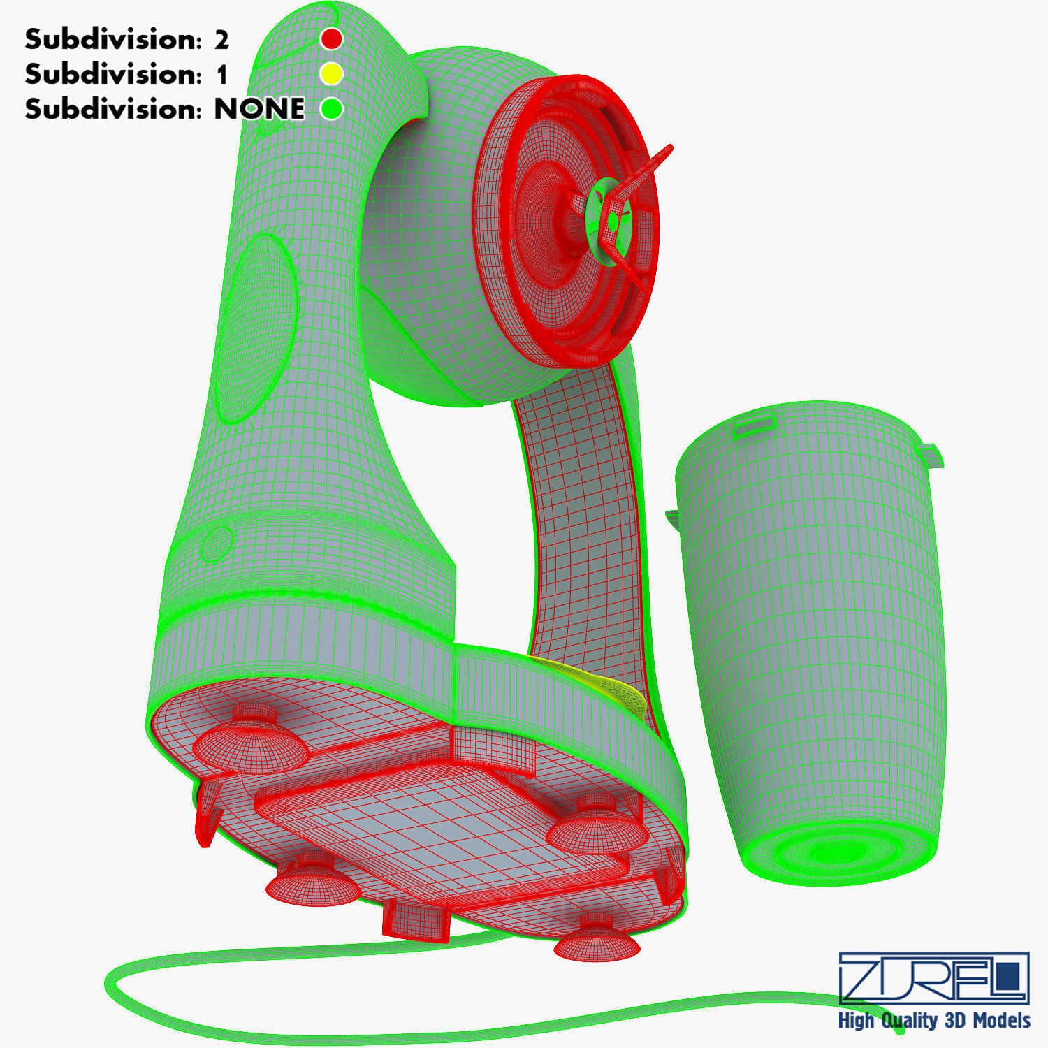 Smoothie Maker v 1 3D model_41