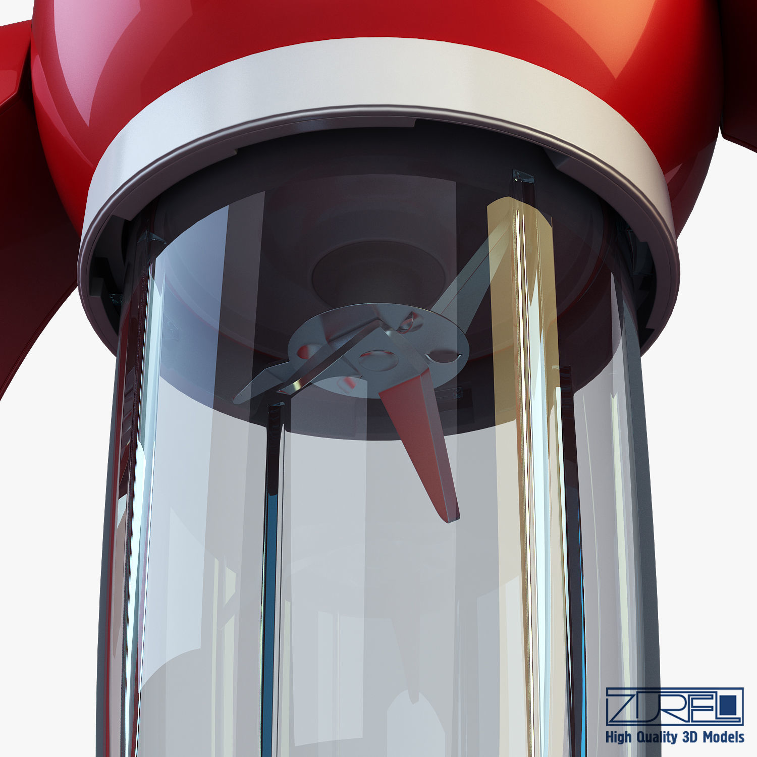 Smoothie Maker v 1 3D model_11