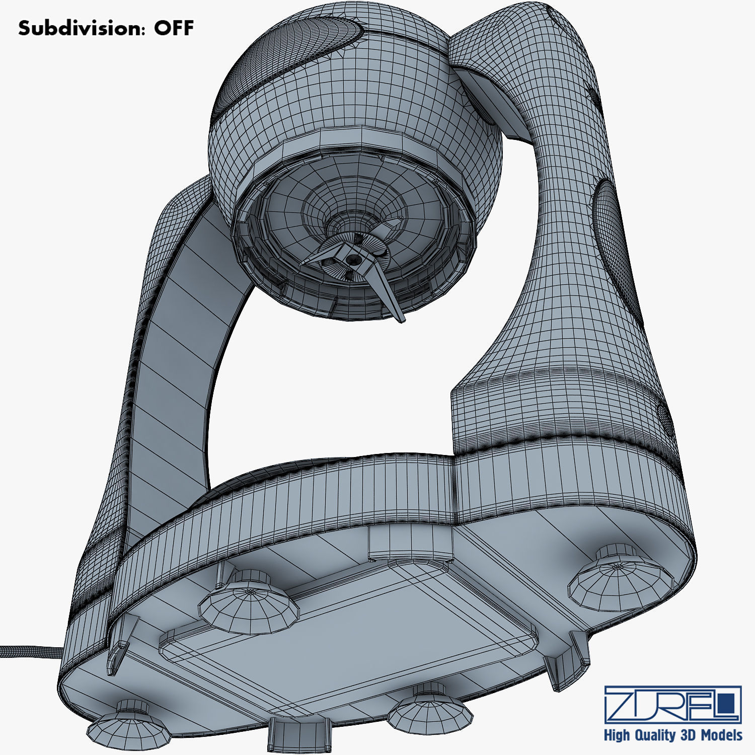 Smoothie Maker v 1 3D model_25