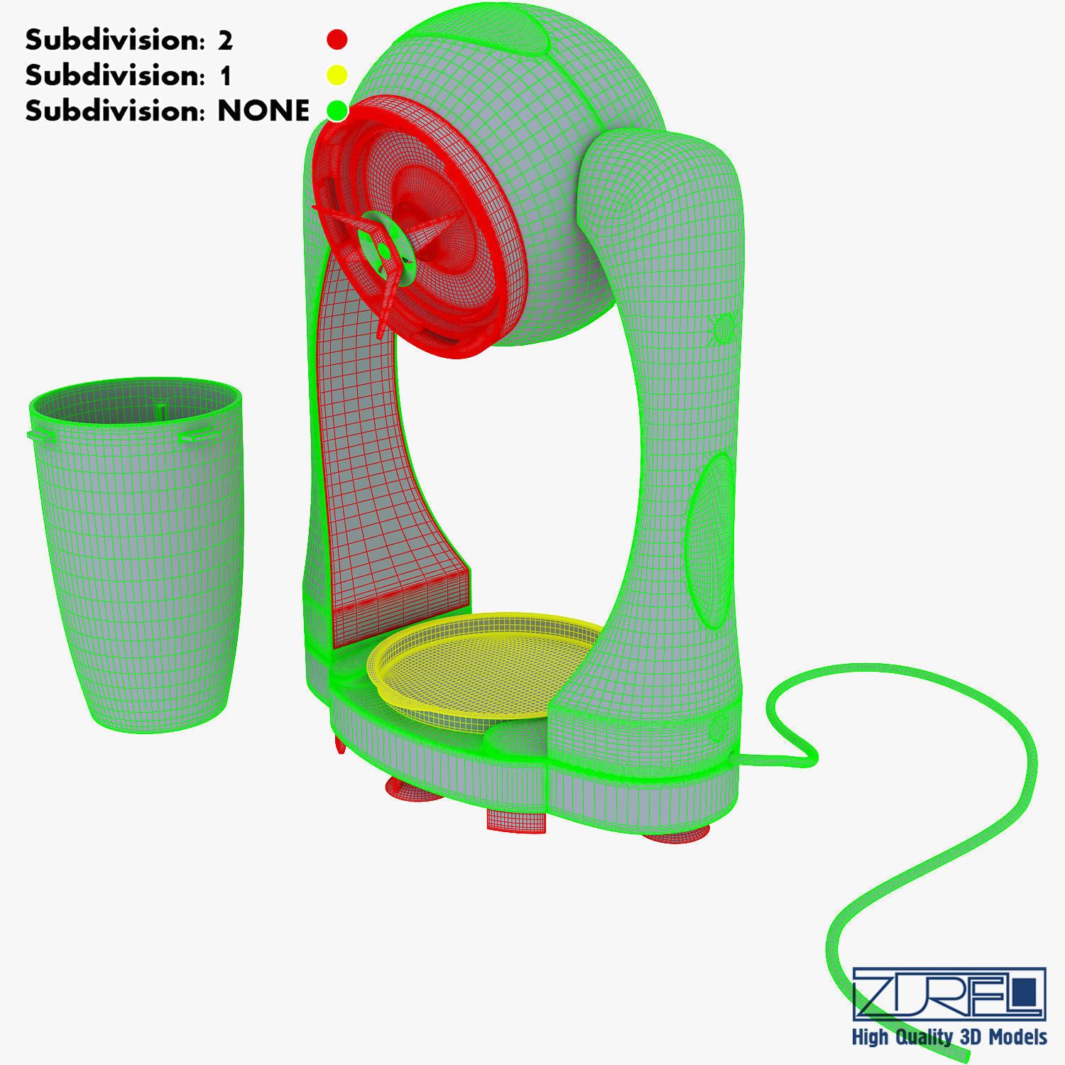 Smoothie Maker v 1 3D model_40