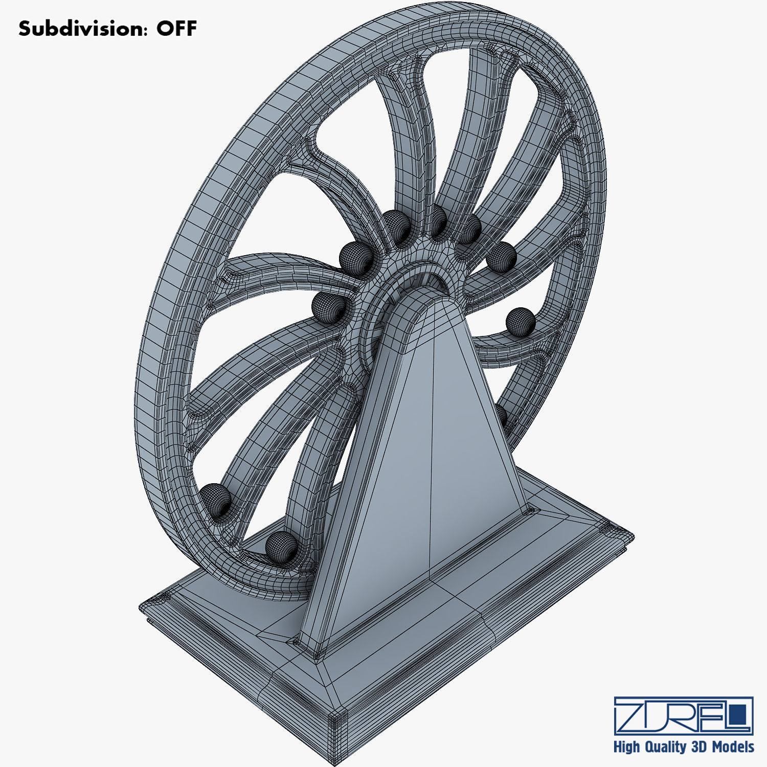 Perpetual motion machine 3D model_15