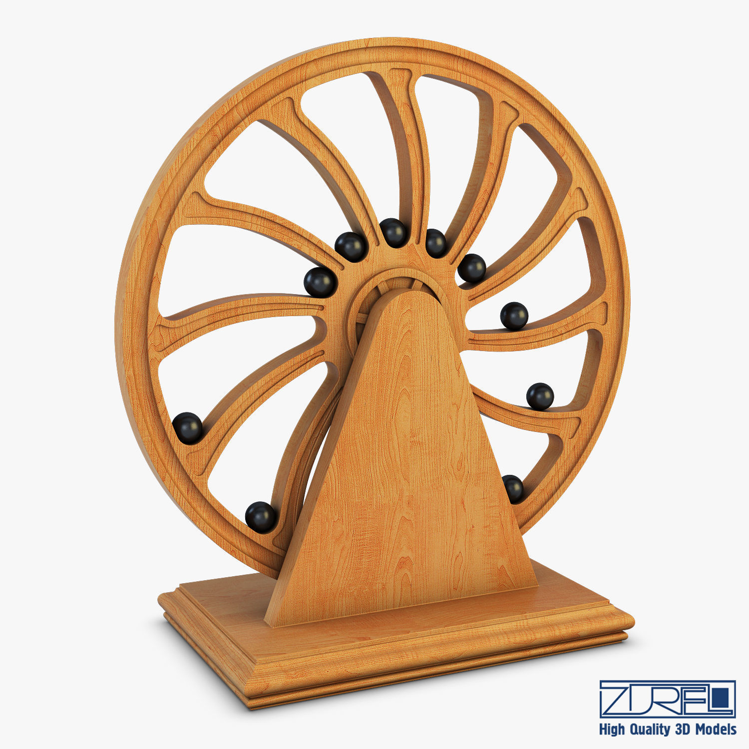 Perpetual motion machine 3D model_1