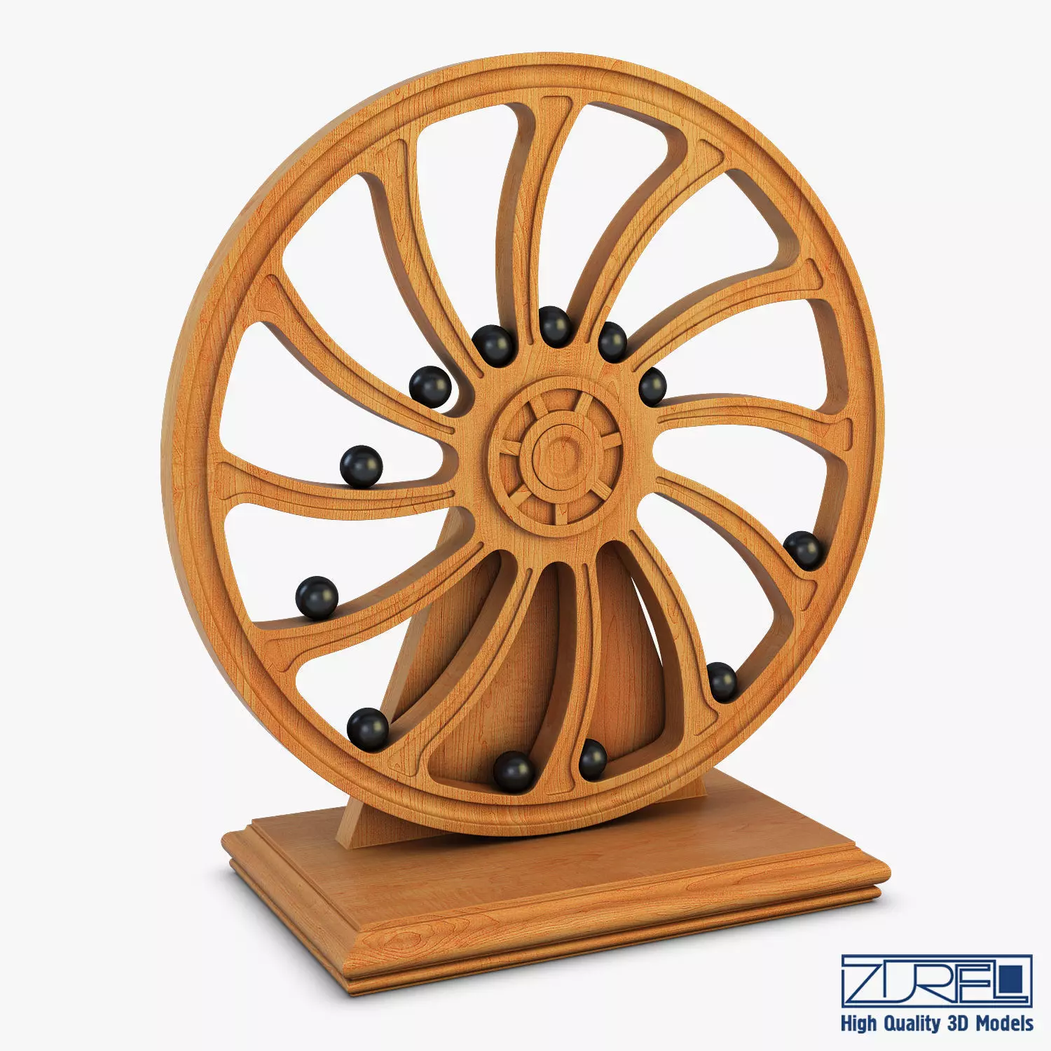 Perpetual motion machine 3D model_0