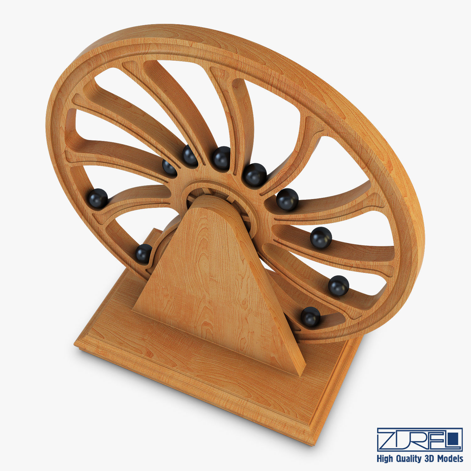 Perpetual motion machine 3D model_6