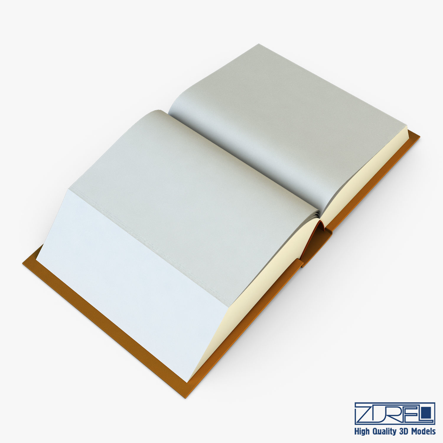 Open book v 1 3D model_5