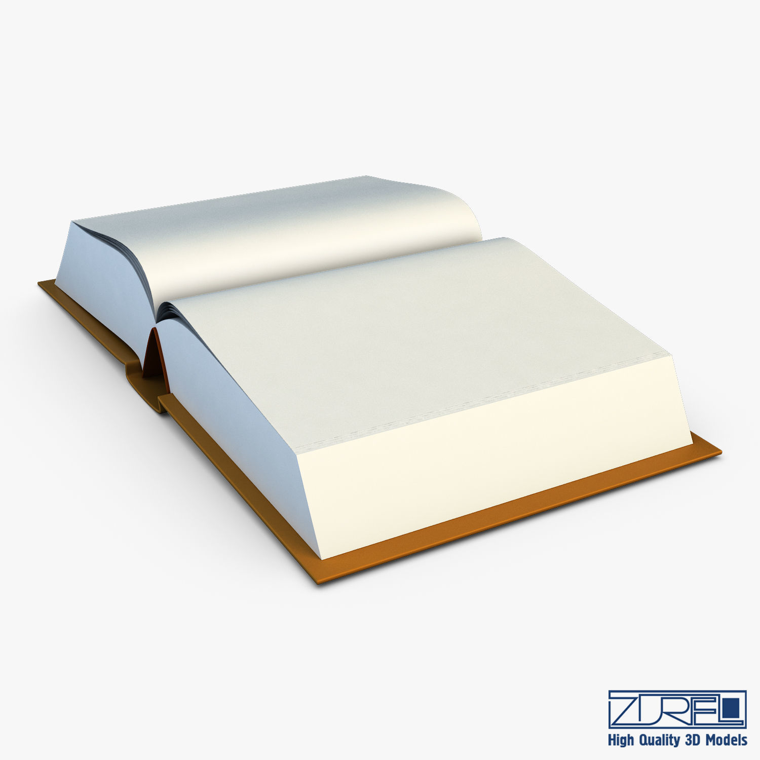 Open book v 1 3D model_7