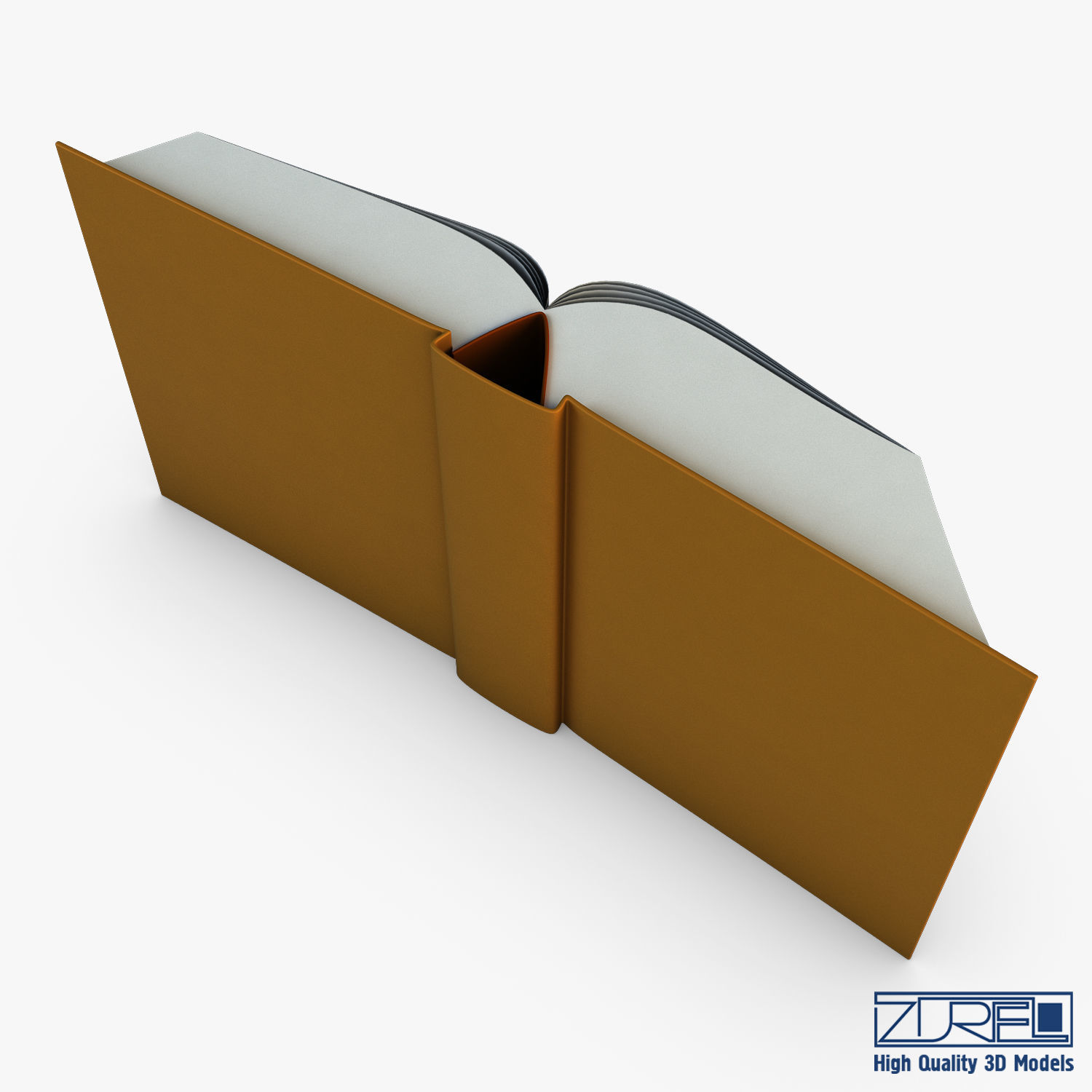 Open book v 1 3D model_9