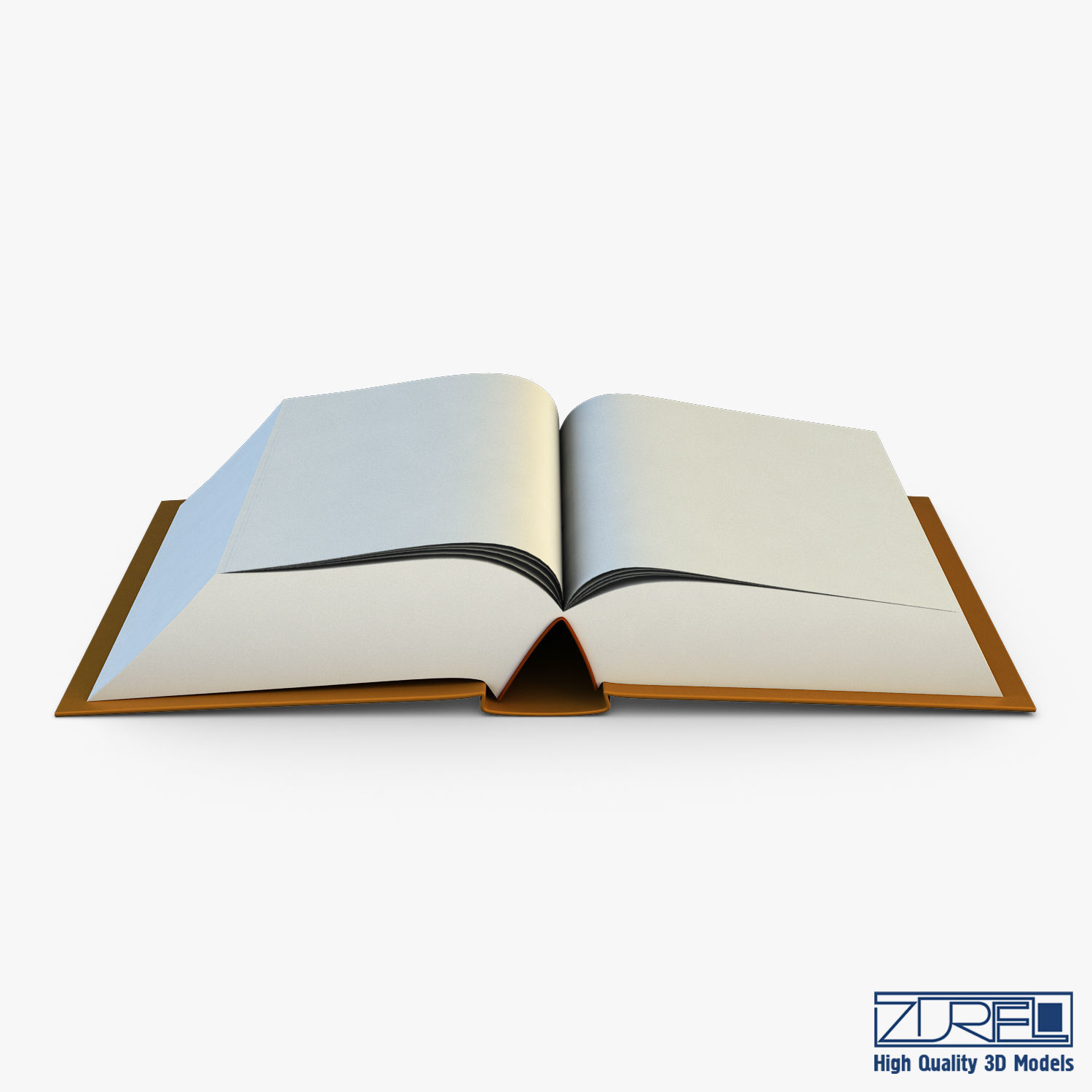 Open book v 1 3D model_2