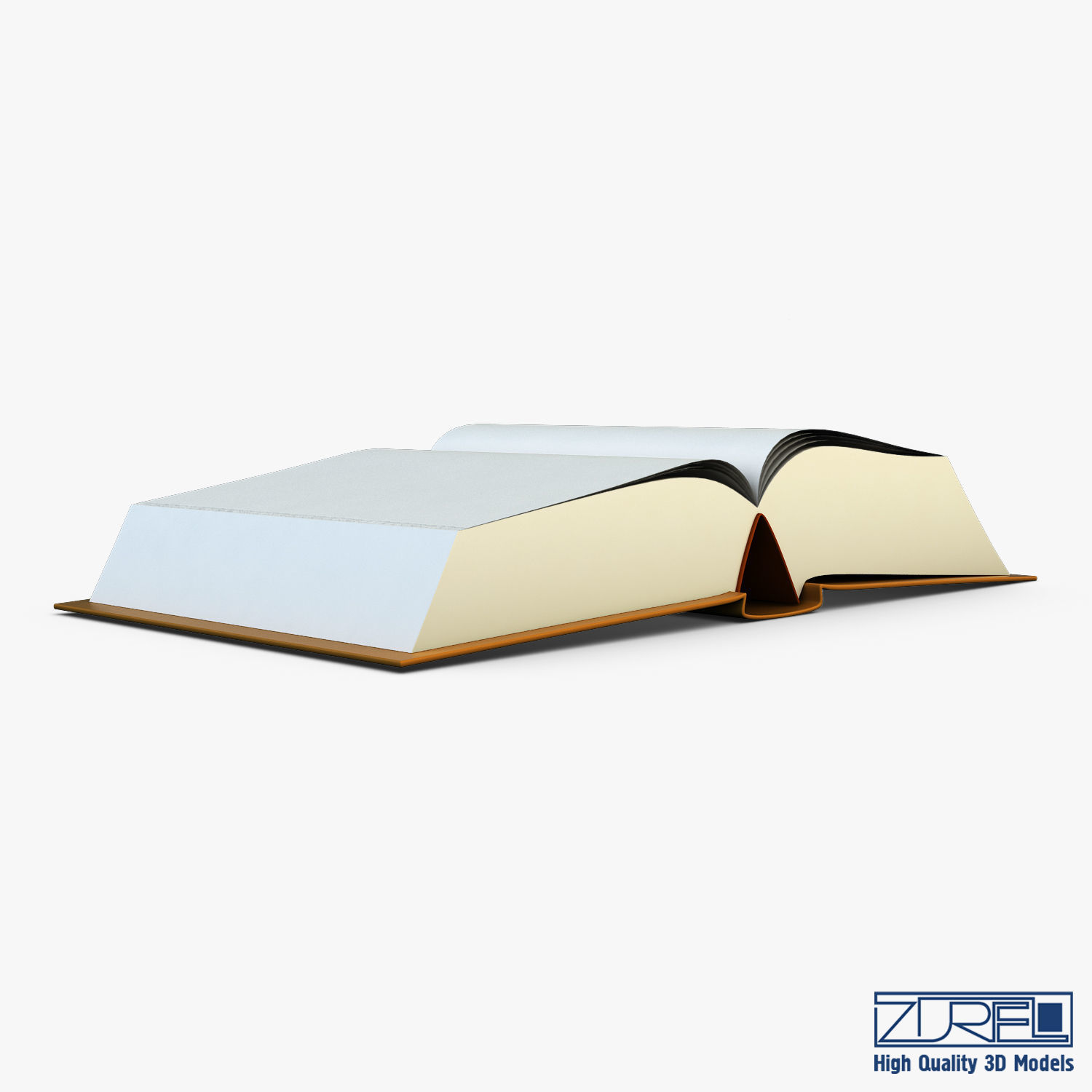 Open book v 1 3D model_6