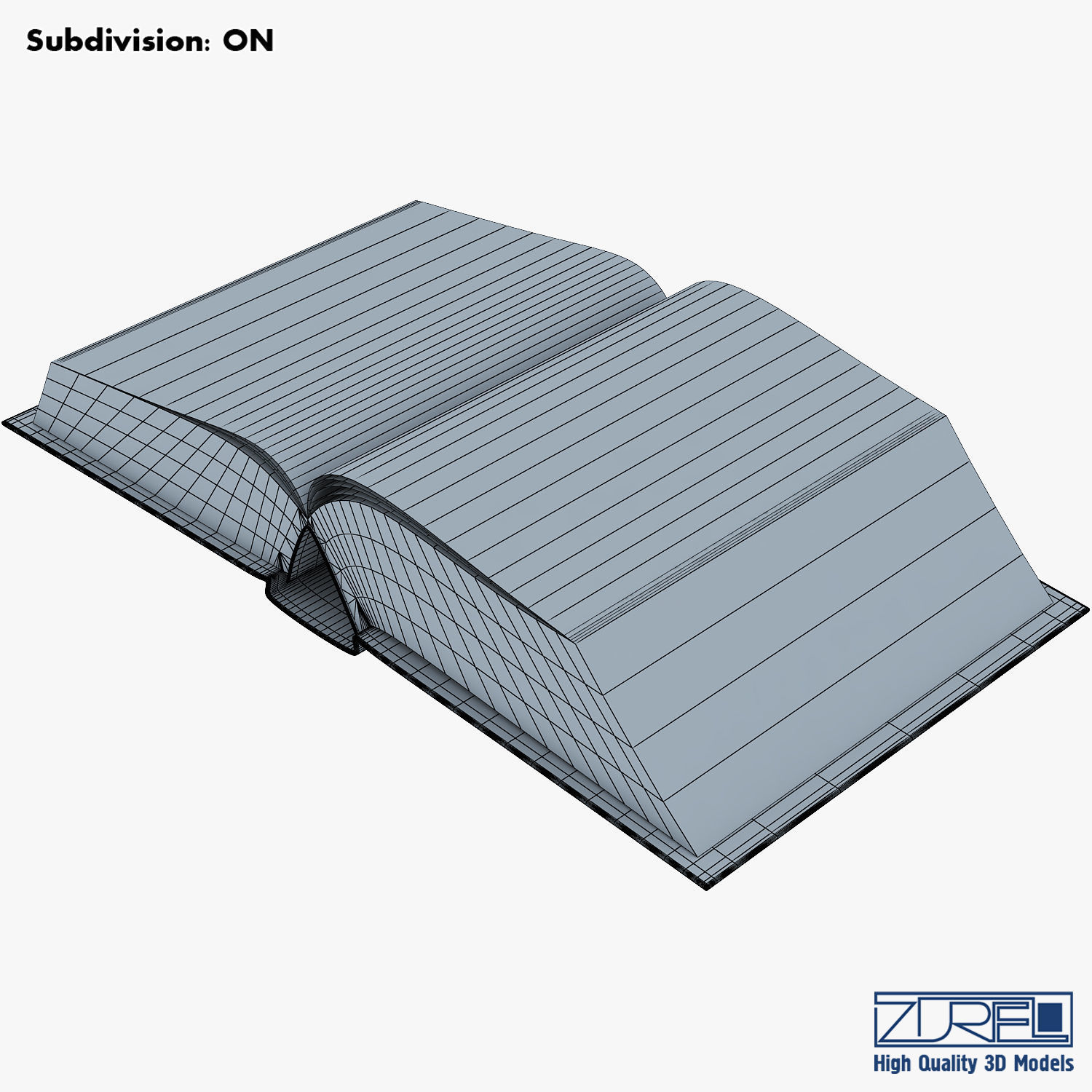 Open book v 1 3D model_10