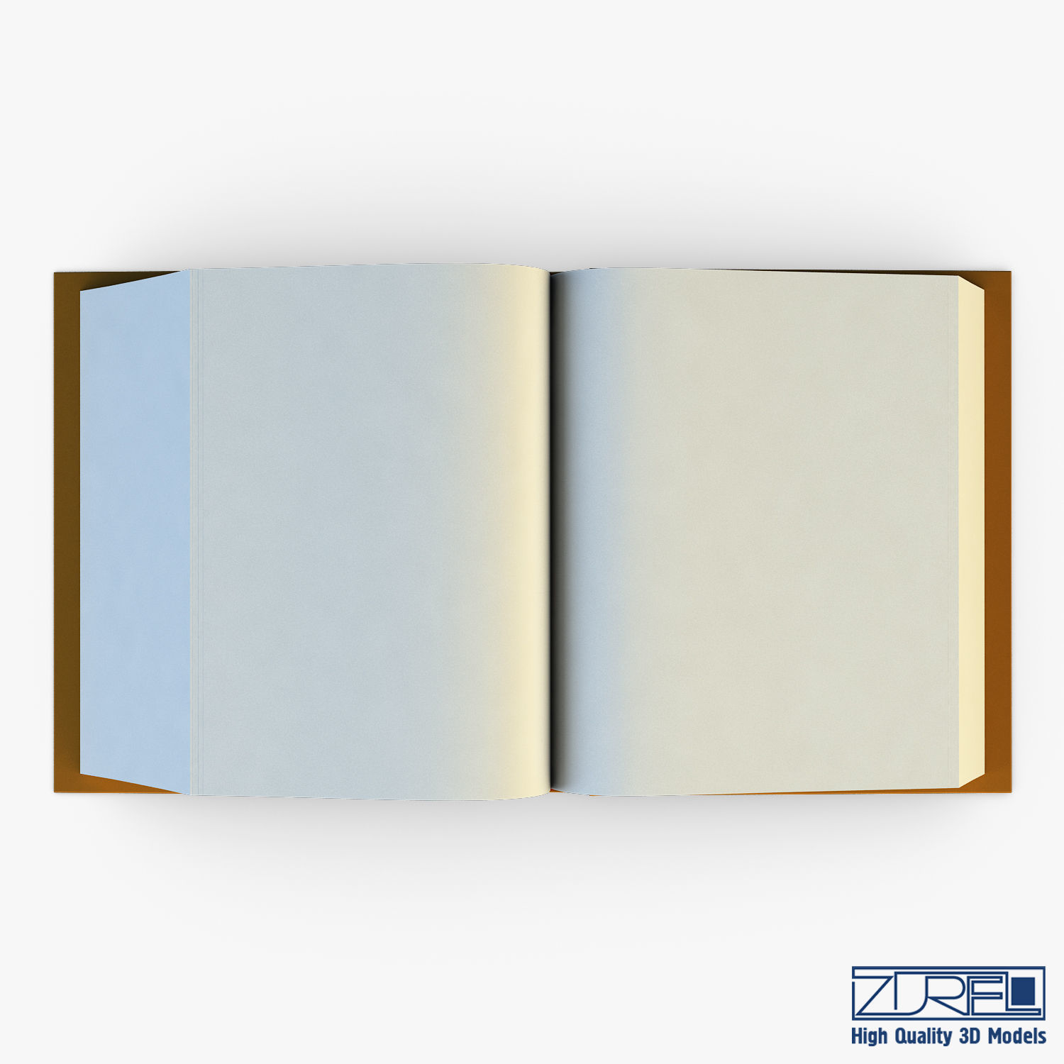 Open book v 1 3D model_4