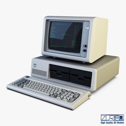 IBM 5150 Personal Computer 3D model