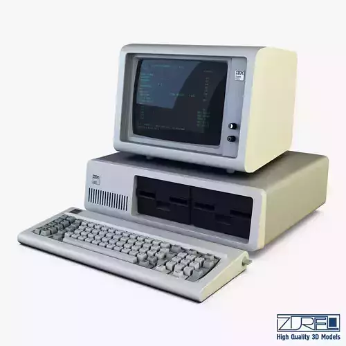 IBM 5150 Personal Computer 3D model