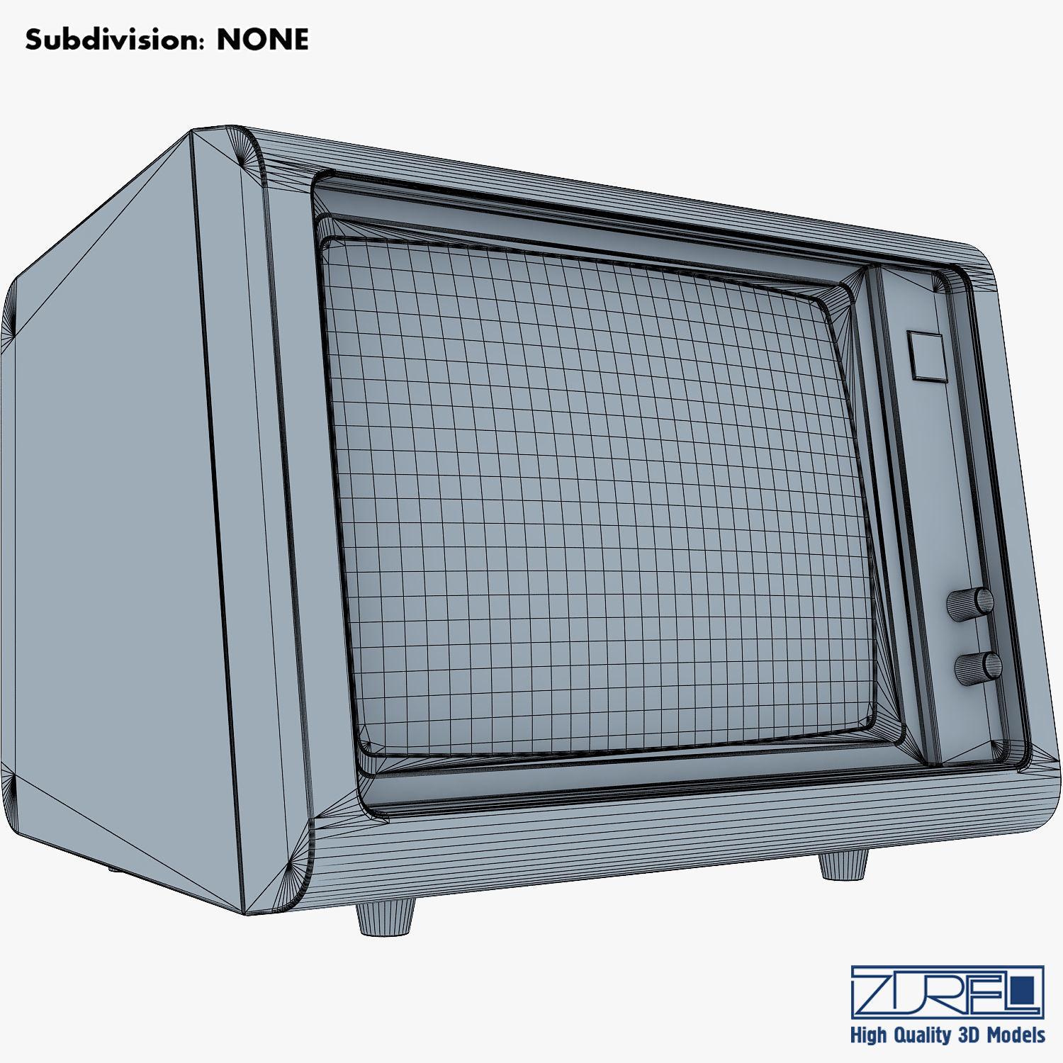 IBM 5150 Monitor 3D model_20