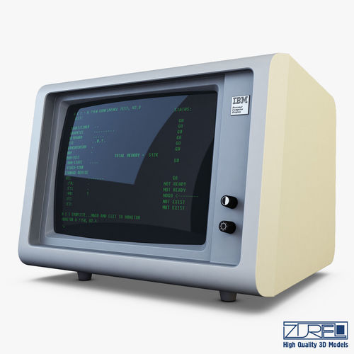 IBM 5150 Monitor 3D model