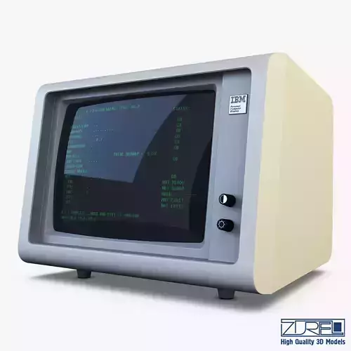 IBM 5150 Monitor 3D model