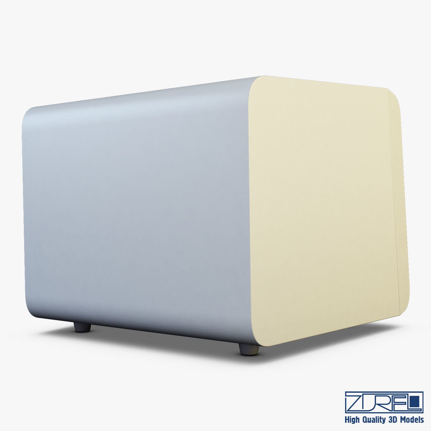 IBM 5150 Monitor 3D model_1