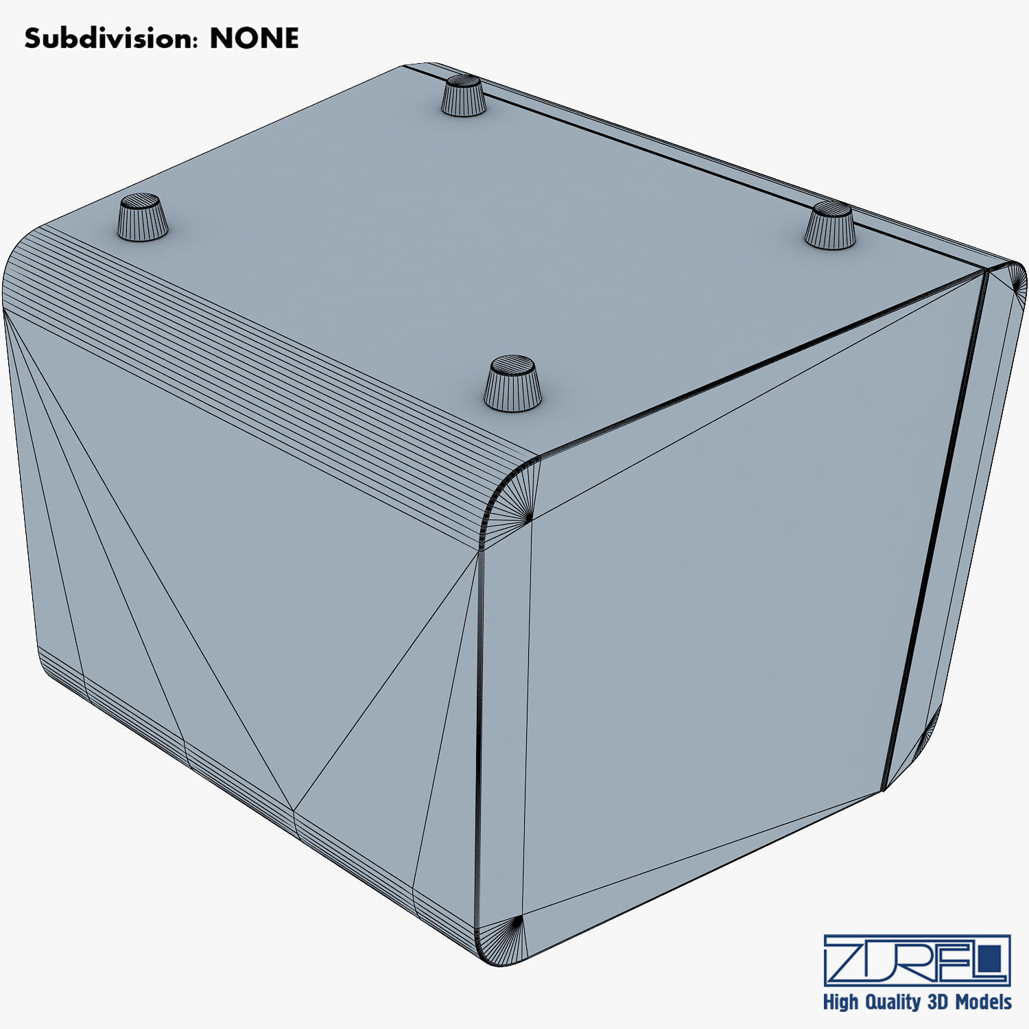 IBM 5150 Monitor 3D model_21