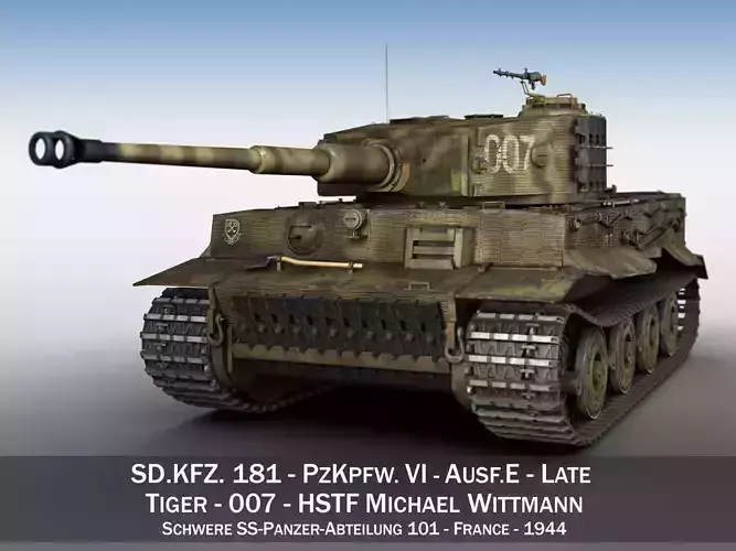 Panzer VI - Tiger - 007 - Late Production