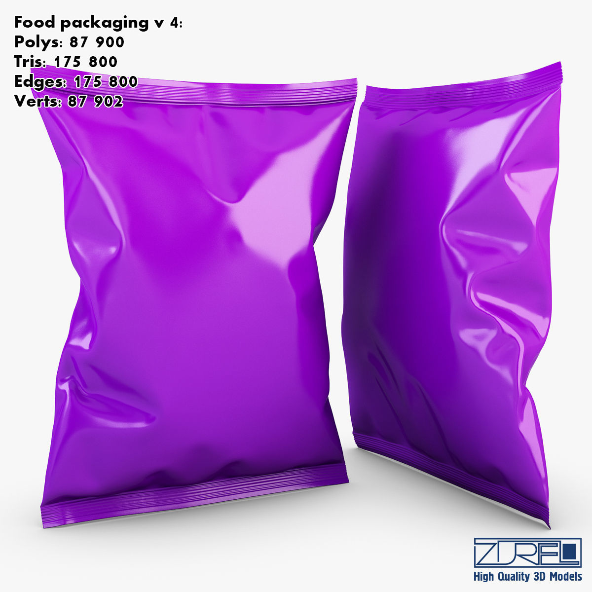 Food packaging collection volume 1 3D model_43