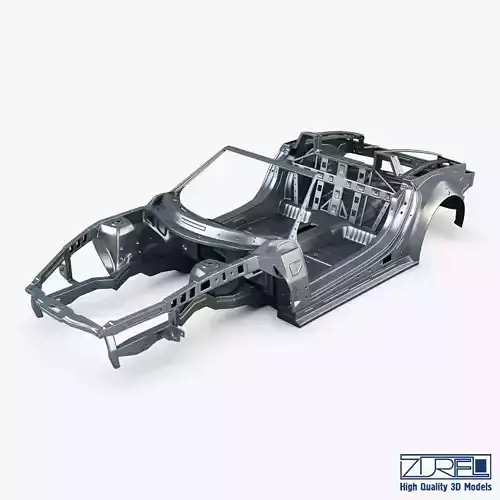 Car frame v 1 3D model