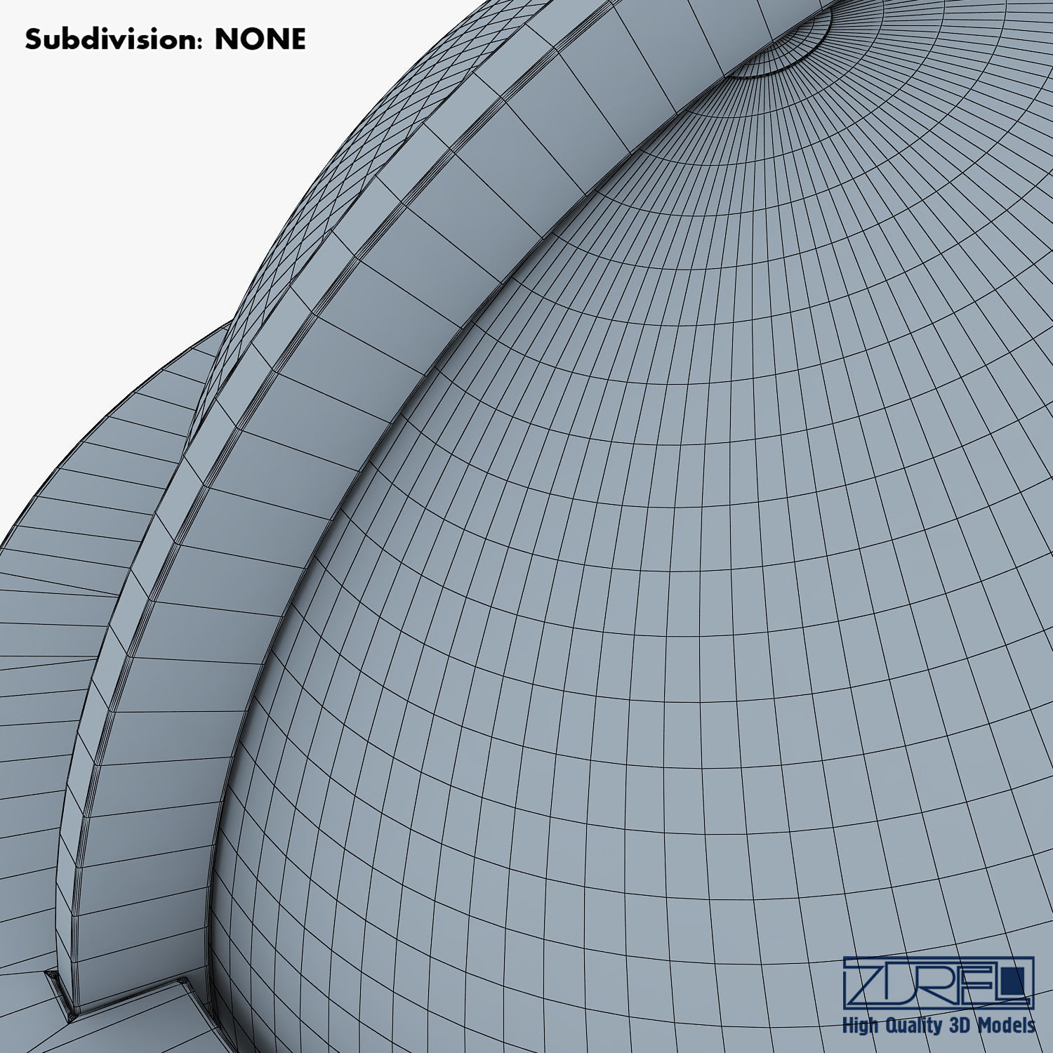 Antique Globe Low-poly 3D model_22