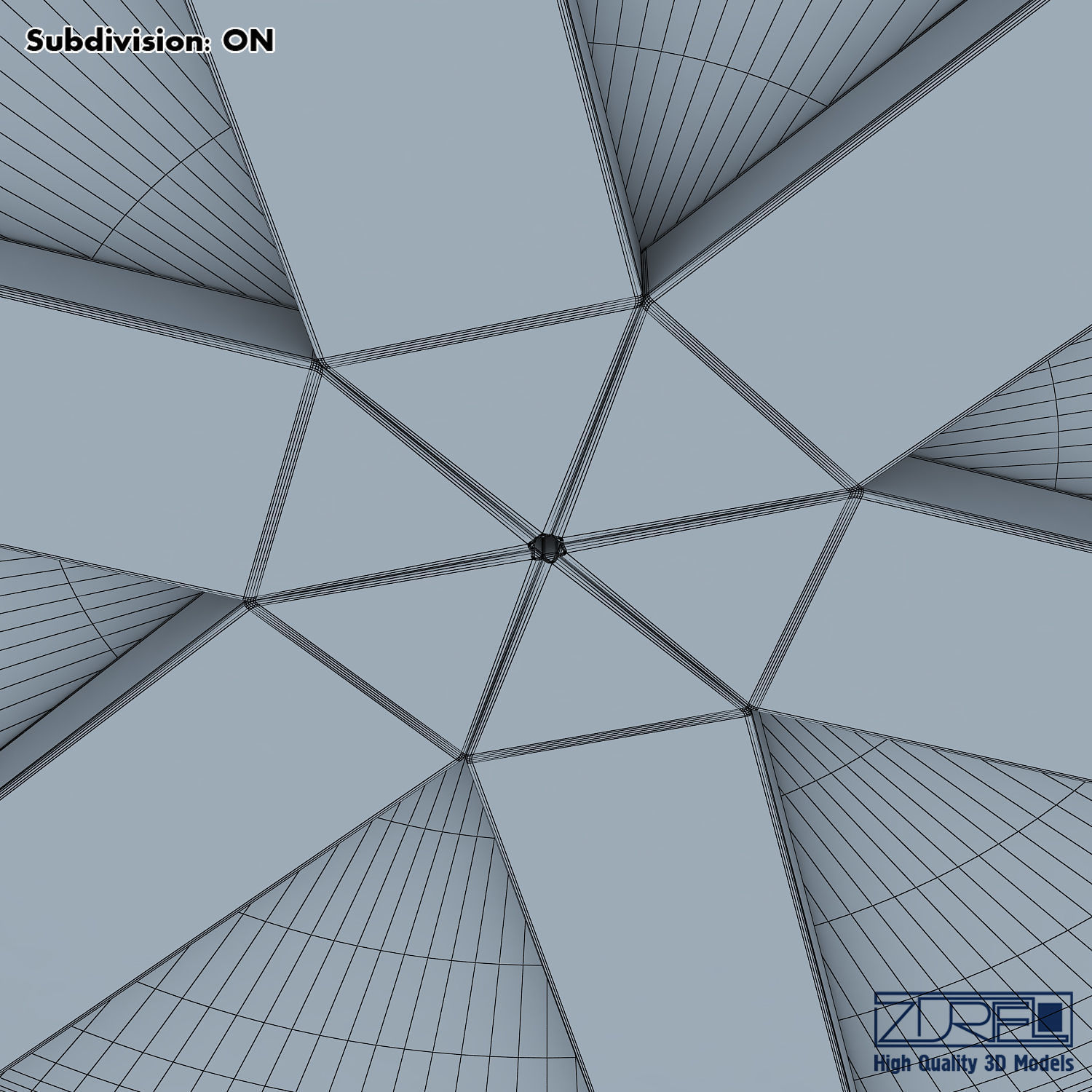 Antique Globe Low-poly 3D model_35