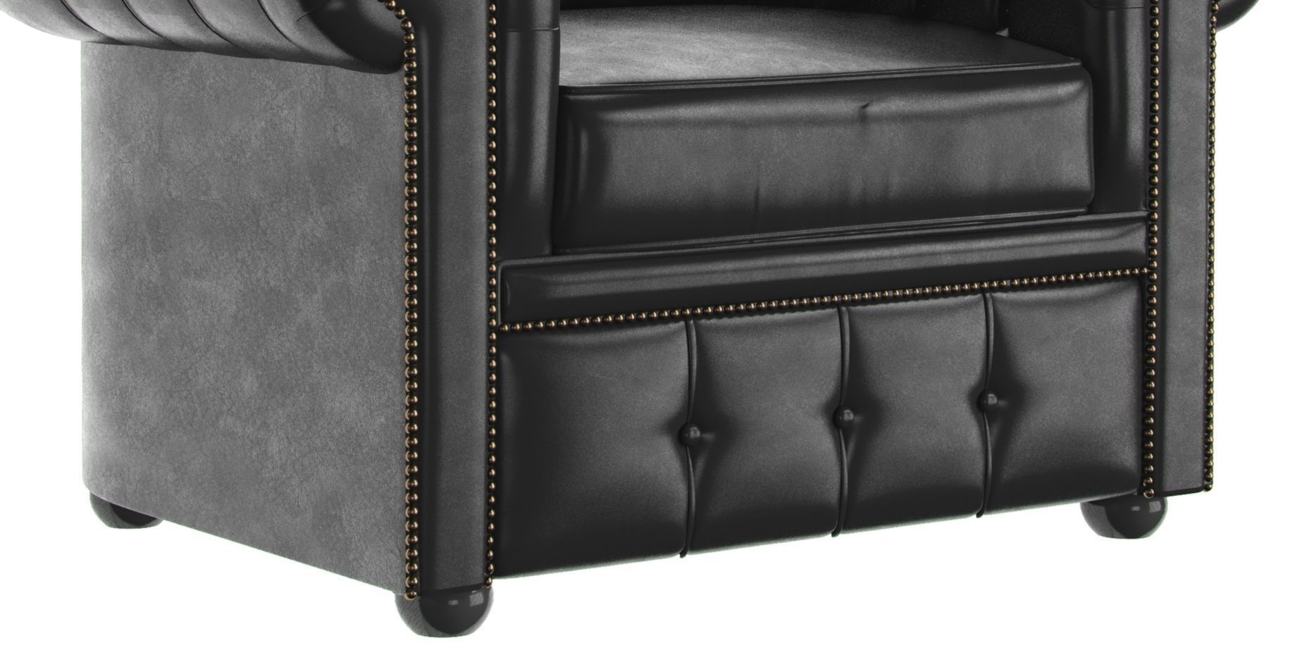 Bonjur Abajur Chair Black 3D model_2