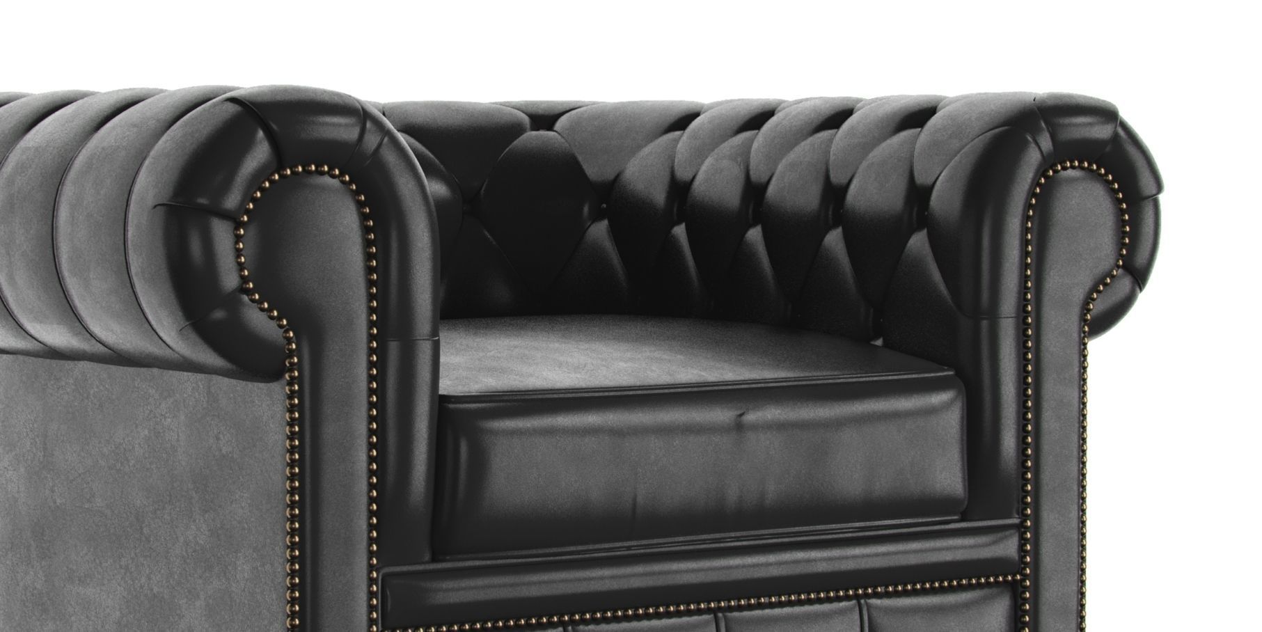 Bonjur Abajur Chair Black 3D model_3