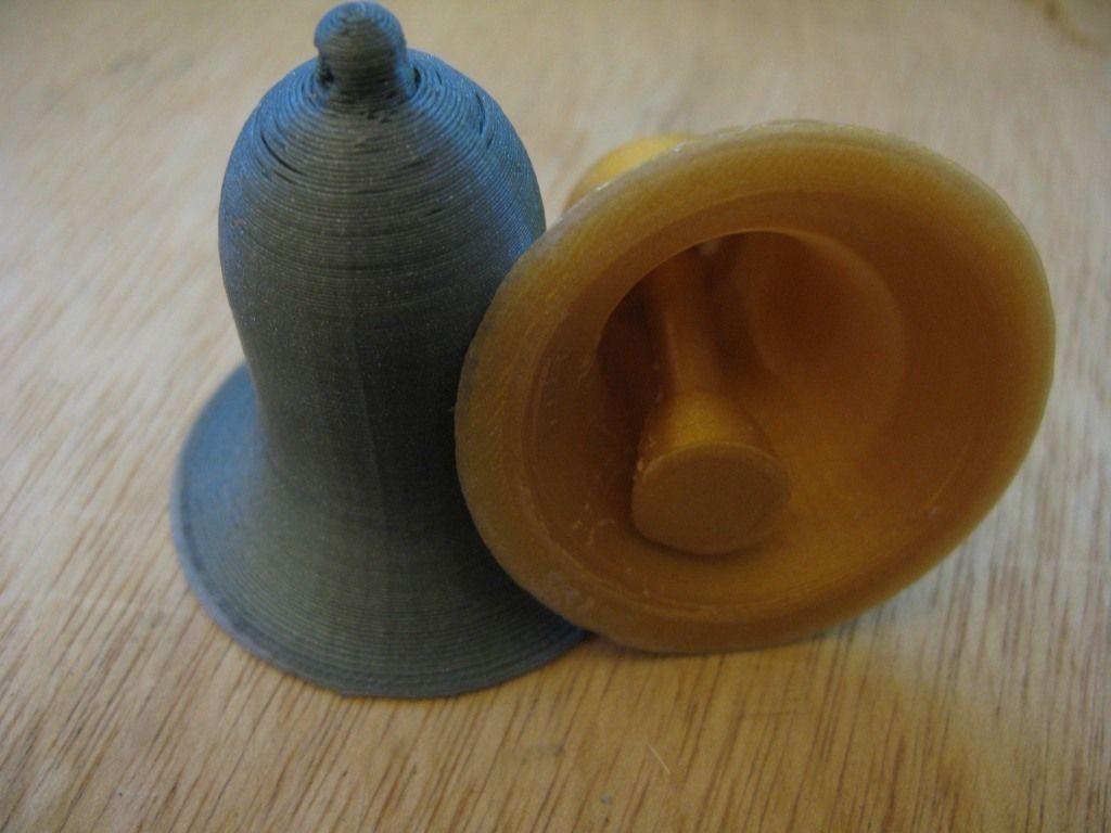 Bell with integral clapper Free 3D print model_6