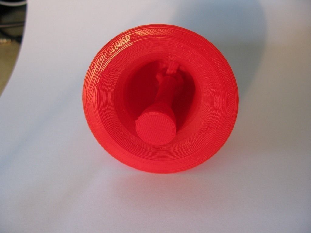 Bell with integral clapper Free 3D print model_2
