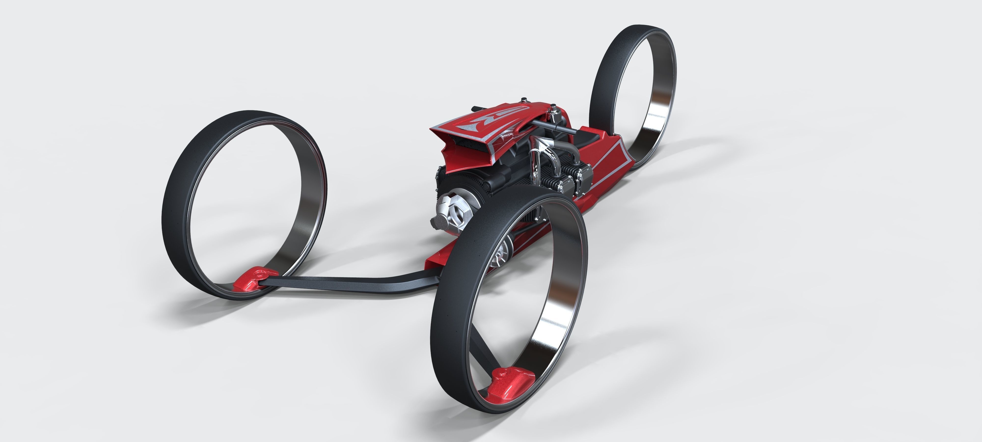 Trike concept 2 3D model_2
