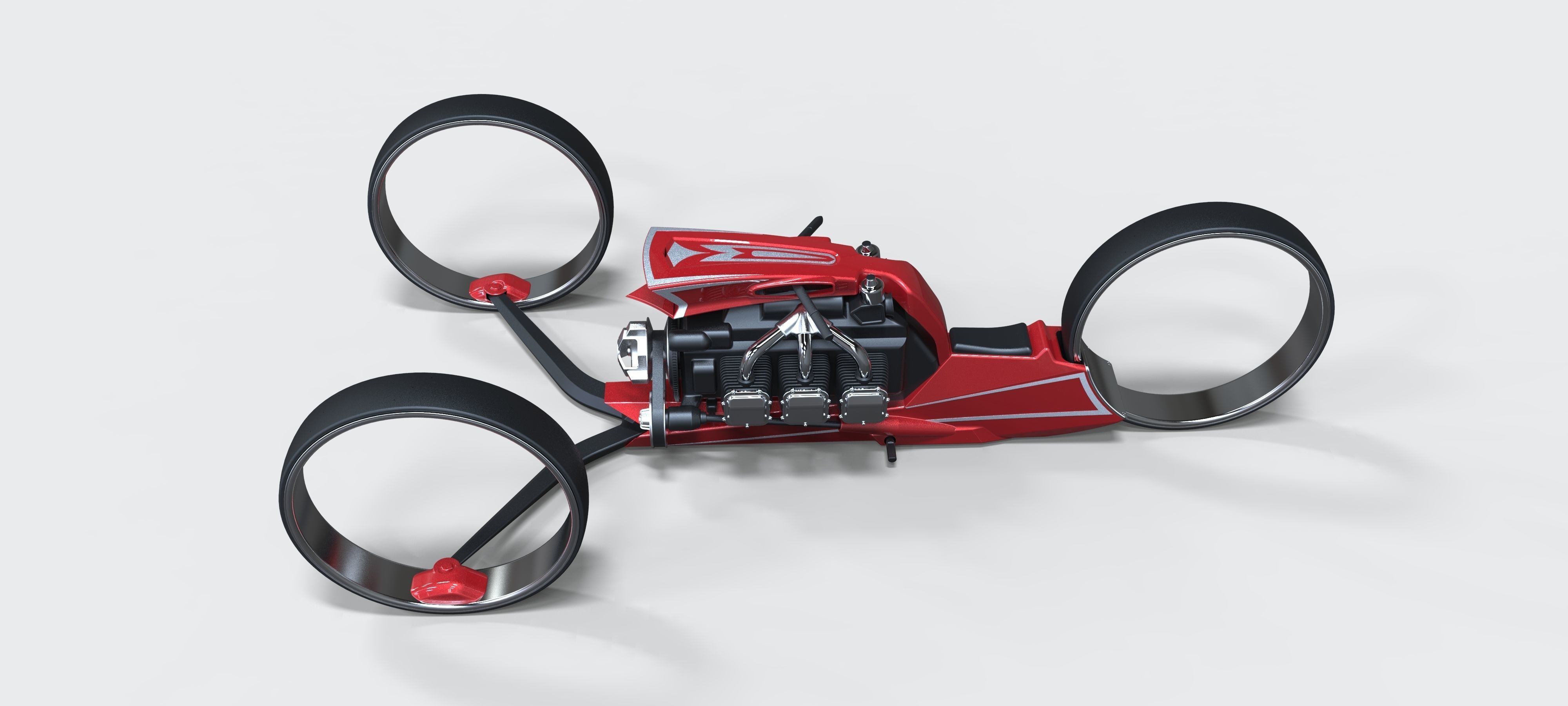 Trike concept 2 3D model_9