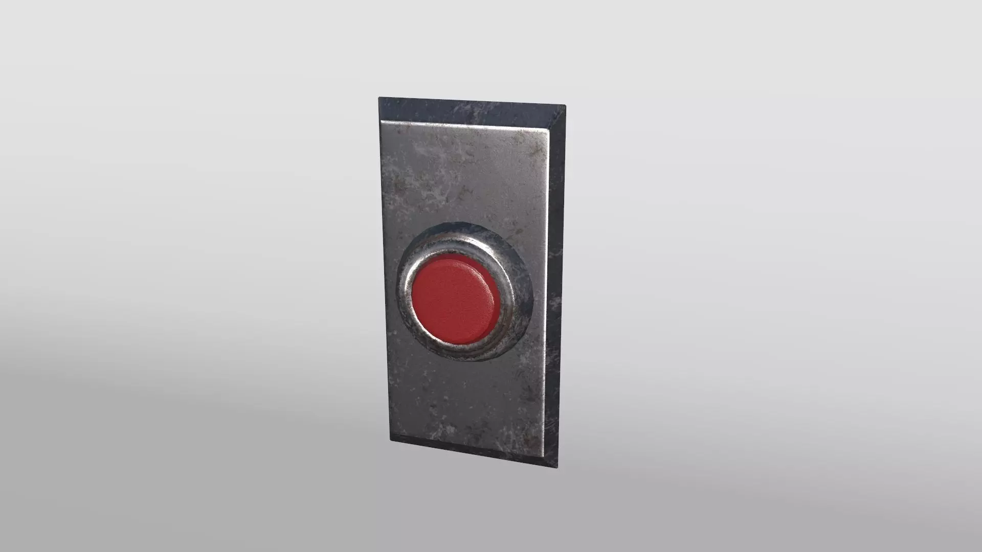Panic Button Low-poly 3D model
