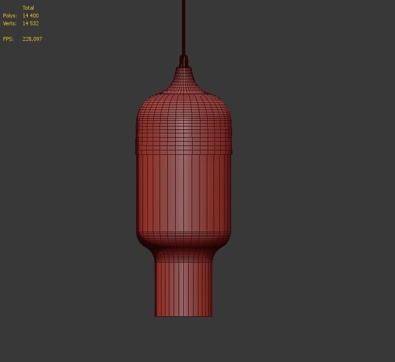 Hanging lamp LOFT HOUSE P-78 3D model_4