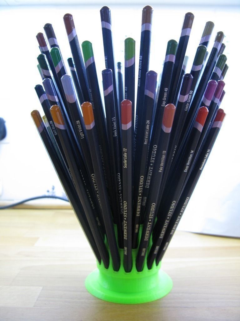 Pencil Cone Free 3D print model_2