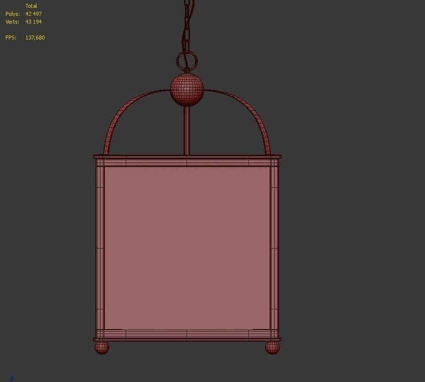 Hanging Lamp LOFT HOUSE P-145 3D model_5