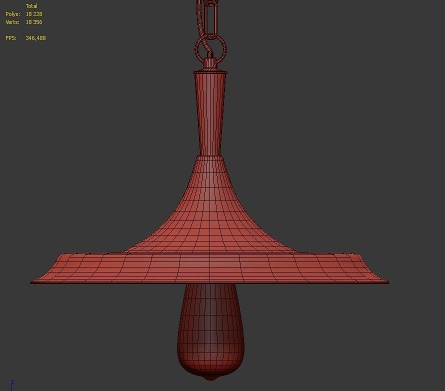 Hanging Lamp LOFT HOUSE P-142 3D model_4