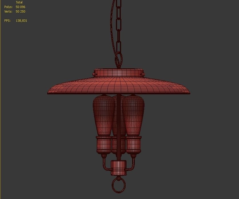 Hanging Lamp LOFT HOUSE P-134 3D model_4