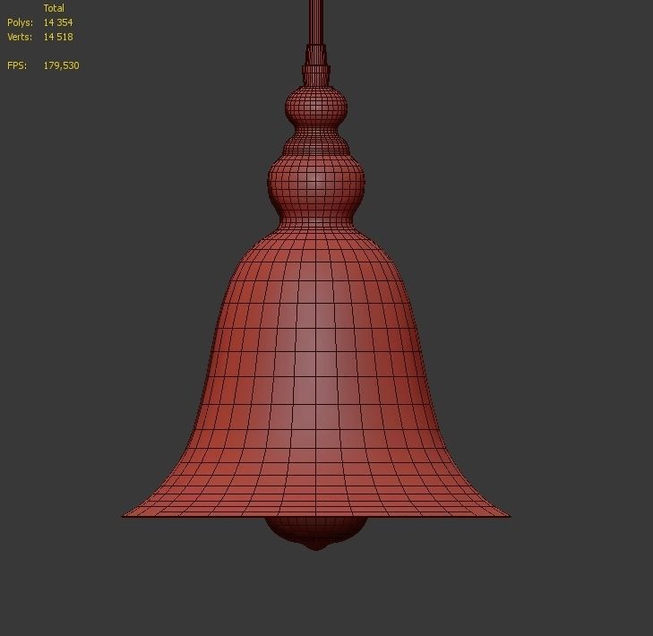 Hanging Lamp LOFT HOUSE P-125 3D model_4