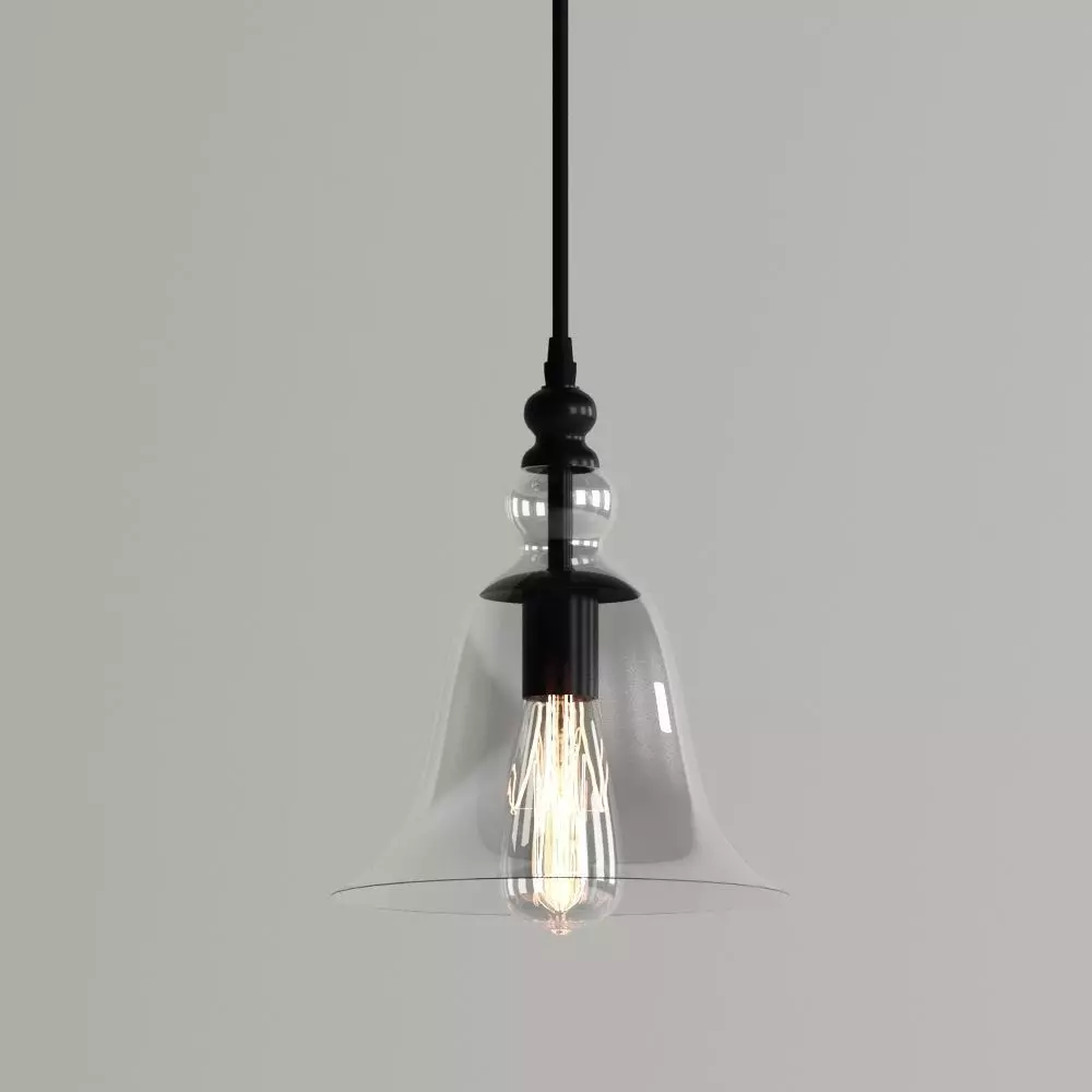 Hanging Lamp LOFT HOUSE P-125 3D model_0