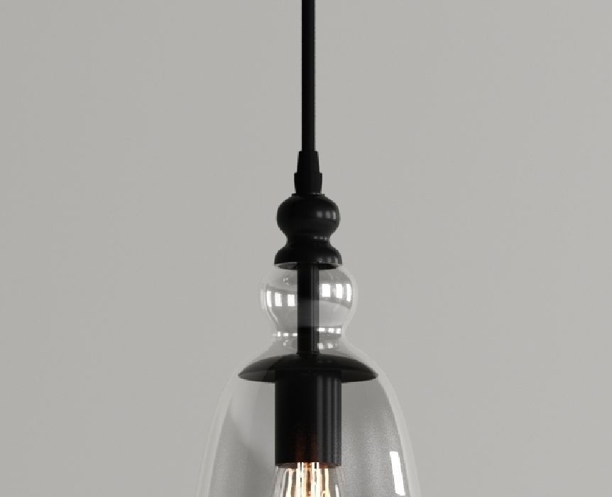 Hanging Lamp LOFT HOUSE P-125 3D model_1