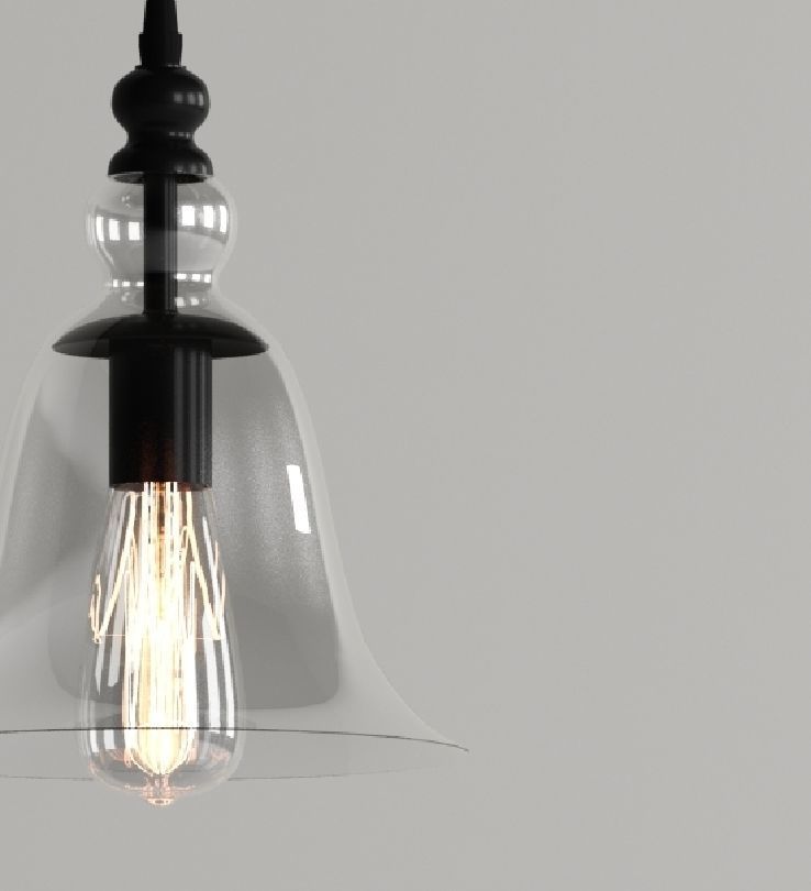 Hanging Lamp LOFT HOUSE P-125 3D model_3