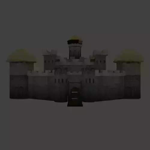Low poly Medieval Castle
