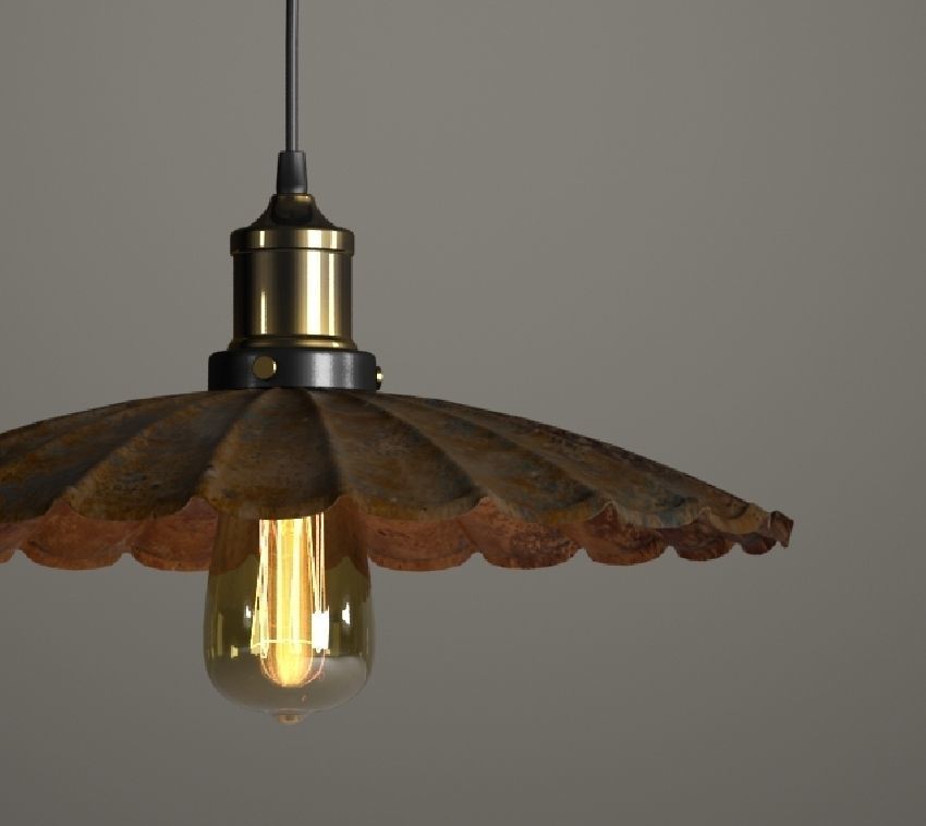 Hanging Lamp LOFT HOUSE P-119 3D model_3