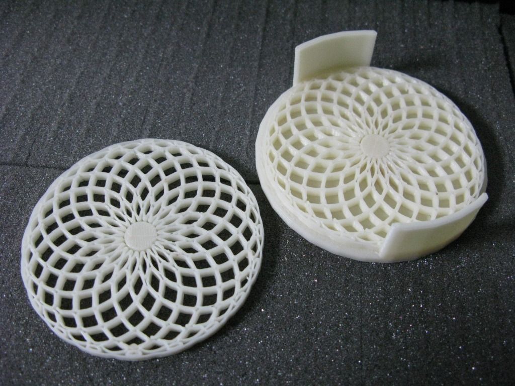 Spiro-Coasters circular holder Free 3D print model_2