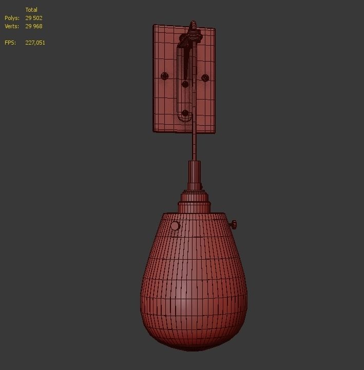 Wall Lamp LOFT HOUSE W-102 3D model_4