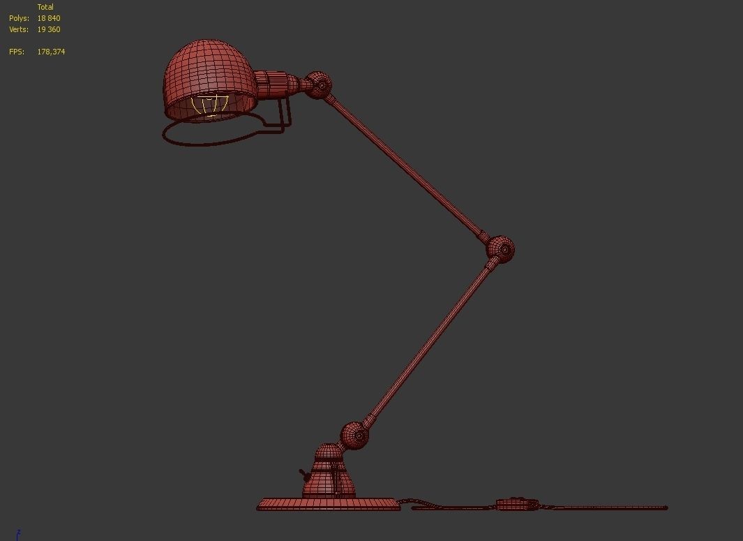 Table Lamp LOFT HOUSE T-101 3D model_4
