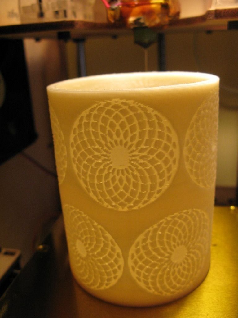 Spiropot cup with spirals free 3D model 3D printable | CGTrader