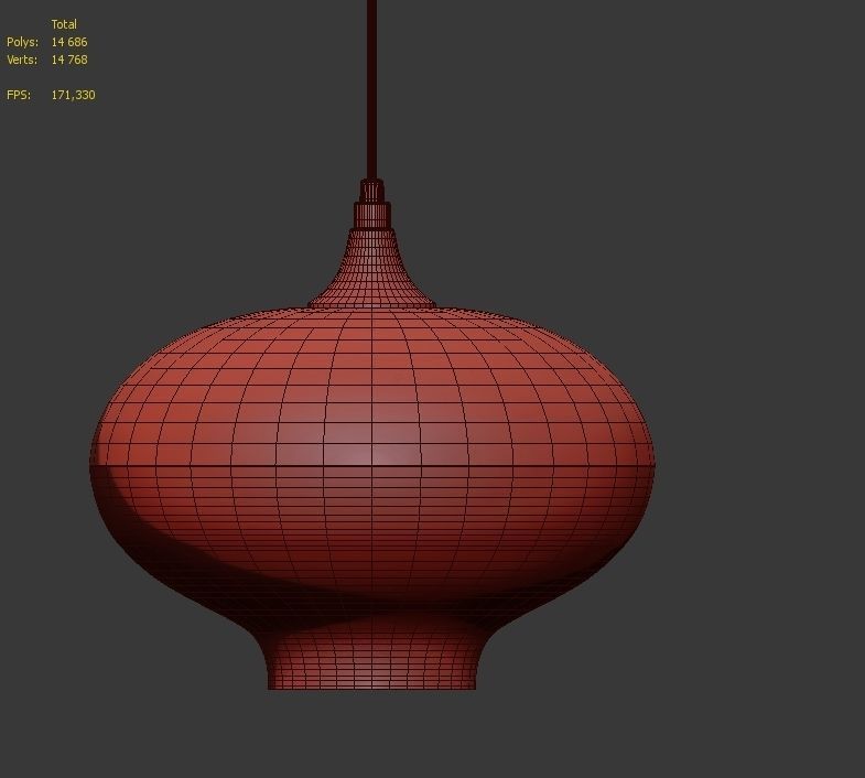 Hanging lamp LOFT HOUSE P-76 3D model_4